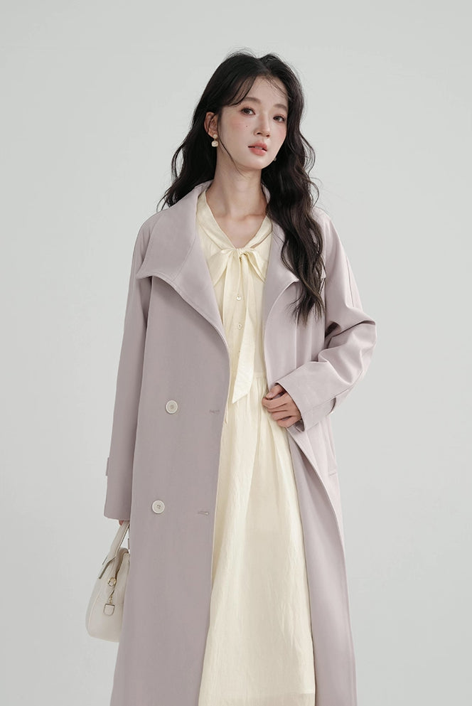 Laven Trench Coat (Purple)