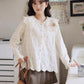 Floral Broderie Blouse (2 Colors)