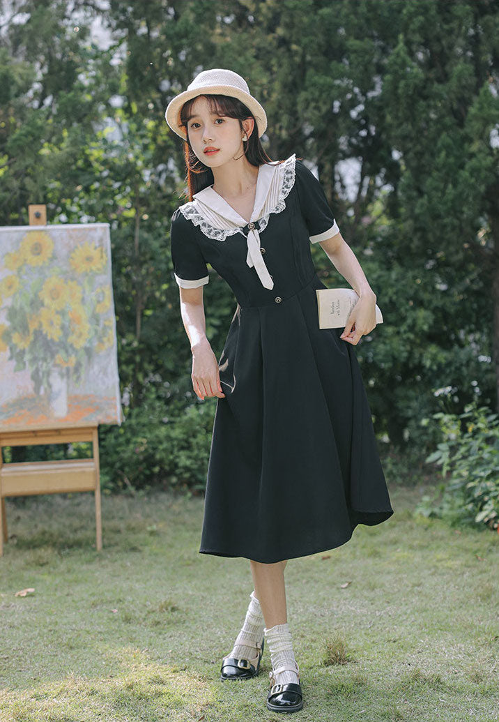 Beth Sailor Midi Dress (2 Colors)
