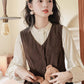 Basic Corduroy Pinafore (Brown)