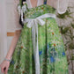 Watercolor Garden Qixiong Dress (Green)