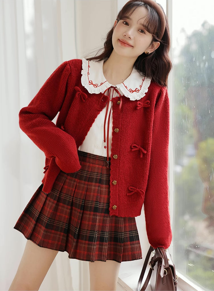 Bow-tiful Cardigan (4 Colors)