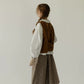 Corduroy Pocketful Vest (Brown)