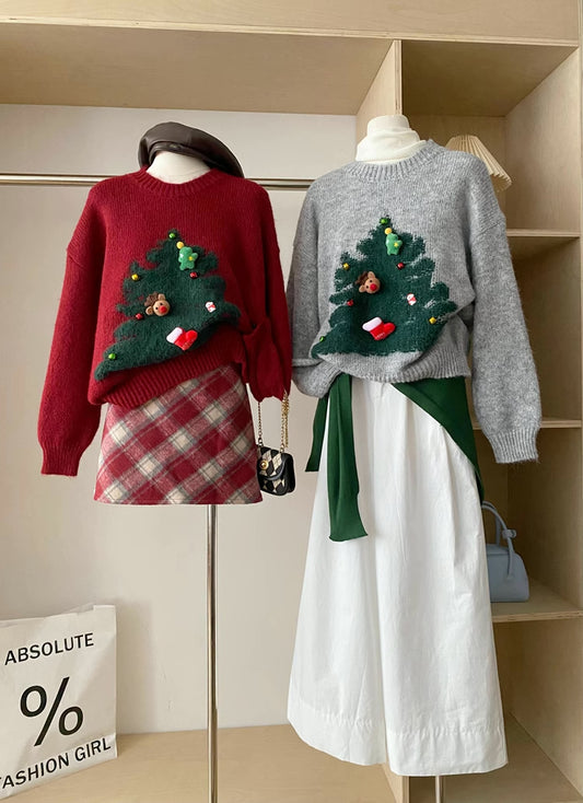 Christmas Tree Charms Sweater (3 Colors)