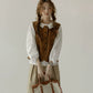 Corduroy Pocketful Vest (Brown)