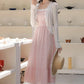 Coco Plaid Midi Cami Dress (Pink)