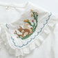 Peek-a-Squirrel Embroidered Blouse (3 Colors)