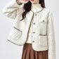 Faux Sherpa Wool Jacket (Cream)