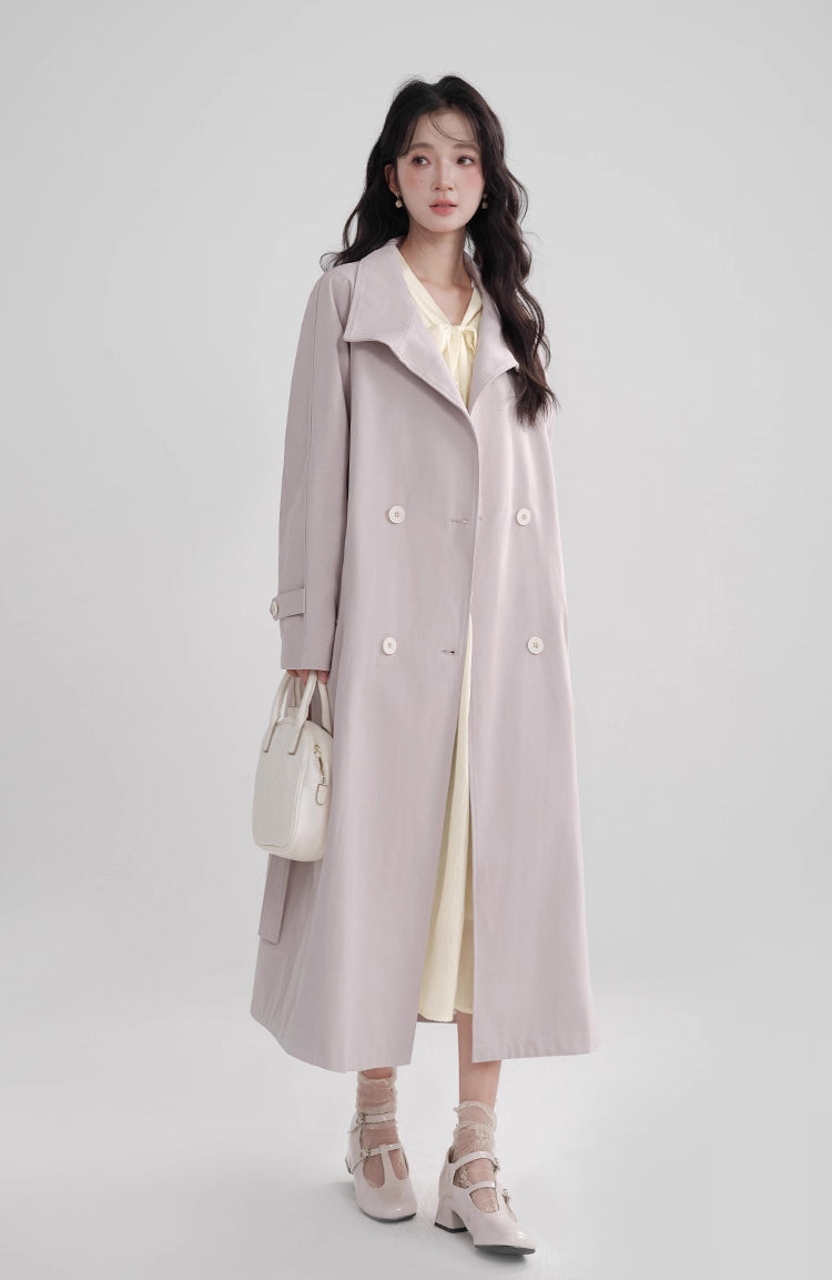 Laven Trench Coat (Purple)