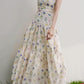 Floral Poetry Cami Maxi Dress (White)