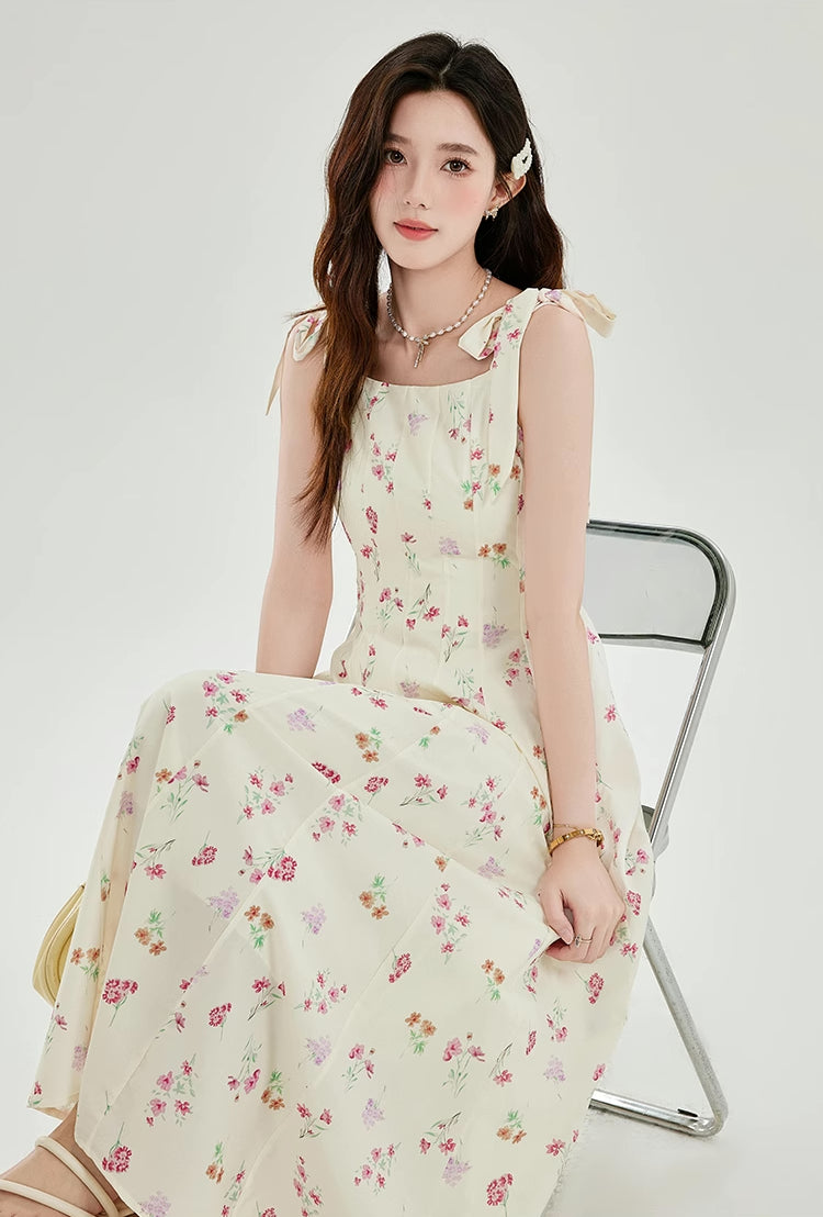 Flower Girl Maxi Dress (White)