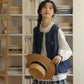 Everyday Blouse, Denim Vest & Gingham Skirt Set