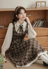 Hazel - Sophisticated Striped Comfort Midi Dress