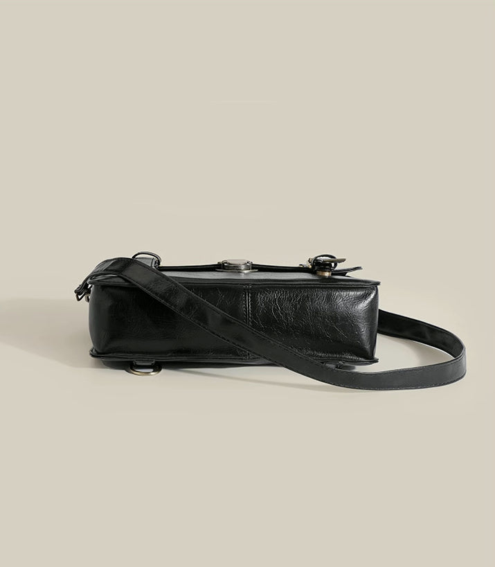 Classic Buckle Satchel Bag (3 Colors)