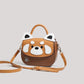 Red Panda Crossbody Bag (Brown)