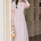 Wisteria Midi Shirt Dress (Lilac)