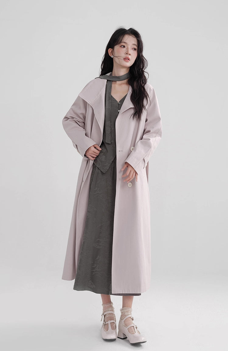 Laven Trench Coat (Purple)