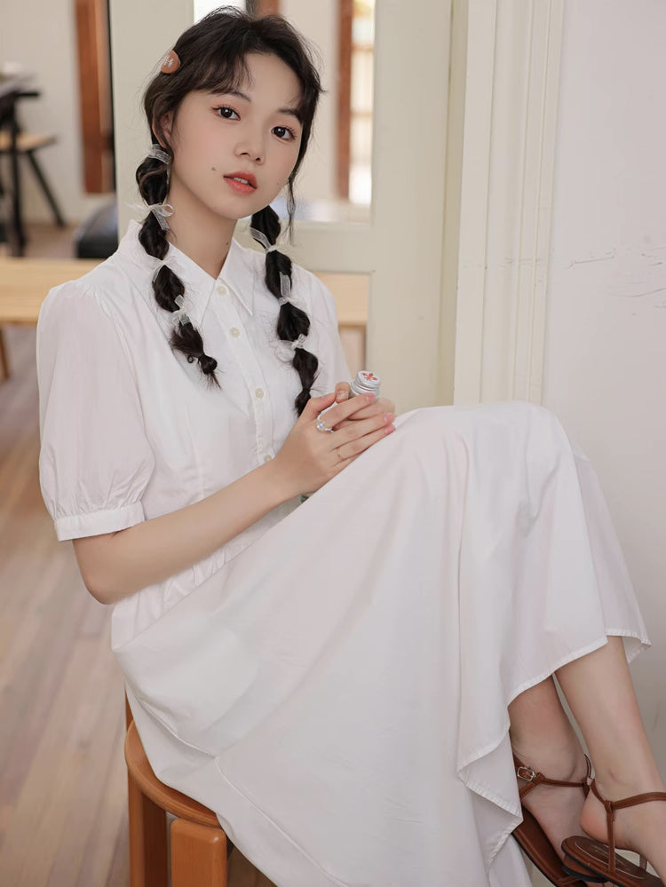 Everyday Midi Shirt Dress (2 Colors)
