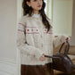 Floral Embroidered Round Neck Cardigan (3 Colors)