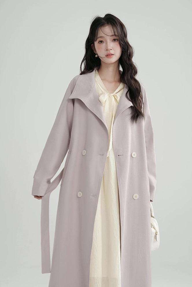 Laven Trench Coat (Purple)