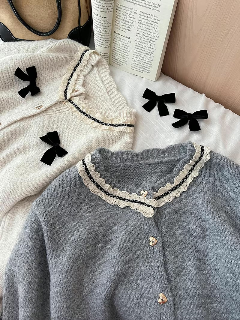 Sweet Hearts & Bows Cardigan (2 Colors)