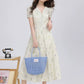 Dried Flowers Midi Shirt Dress (Cream)