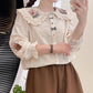 Flower Basket Embroidered Blouse (2 Colors)