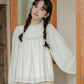 Bertha Lace Collar Blouse (White)