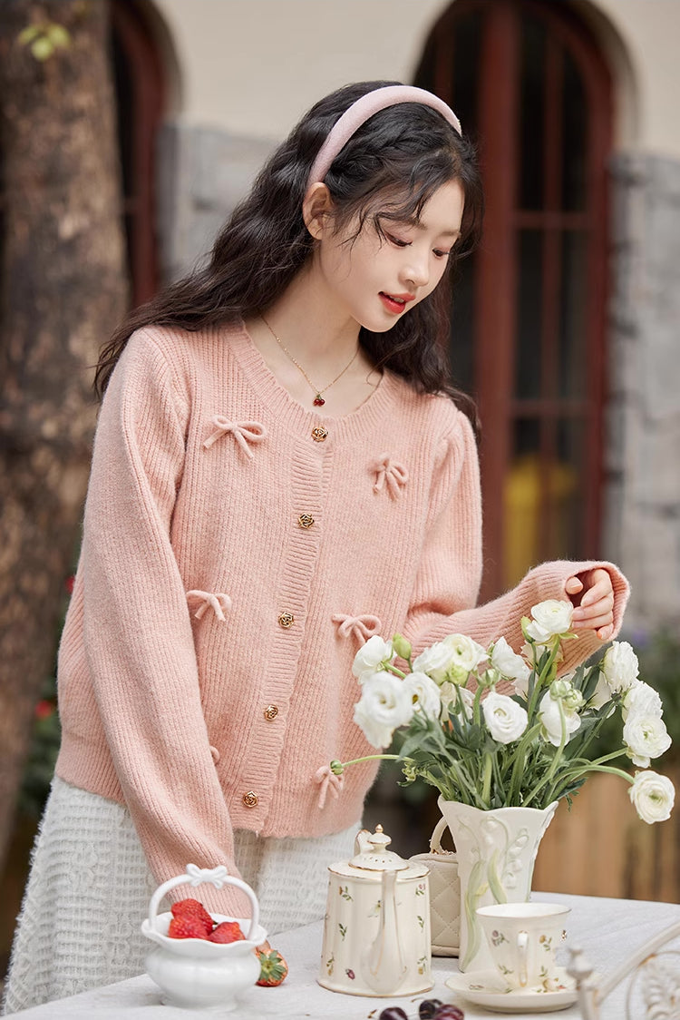 Bow-tiful Cardigan (4 Colors)