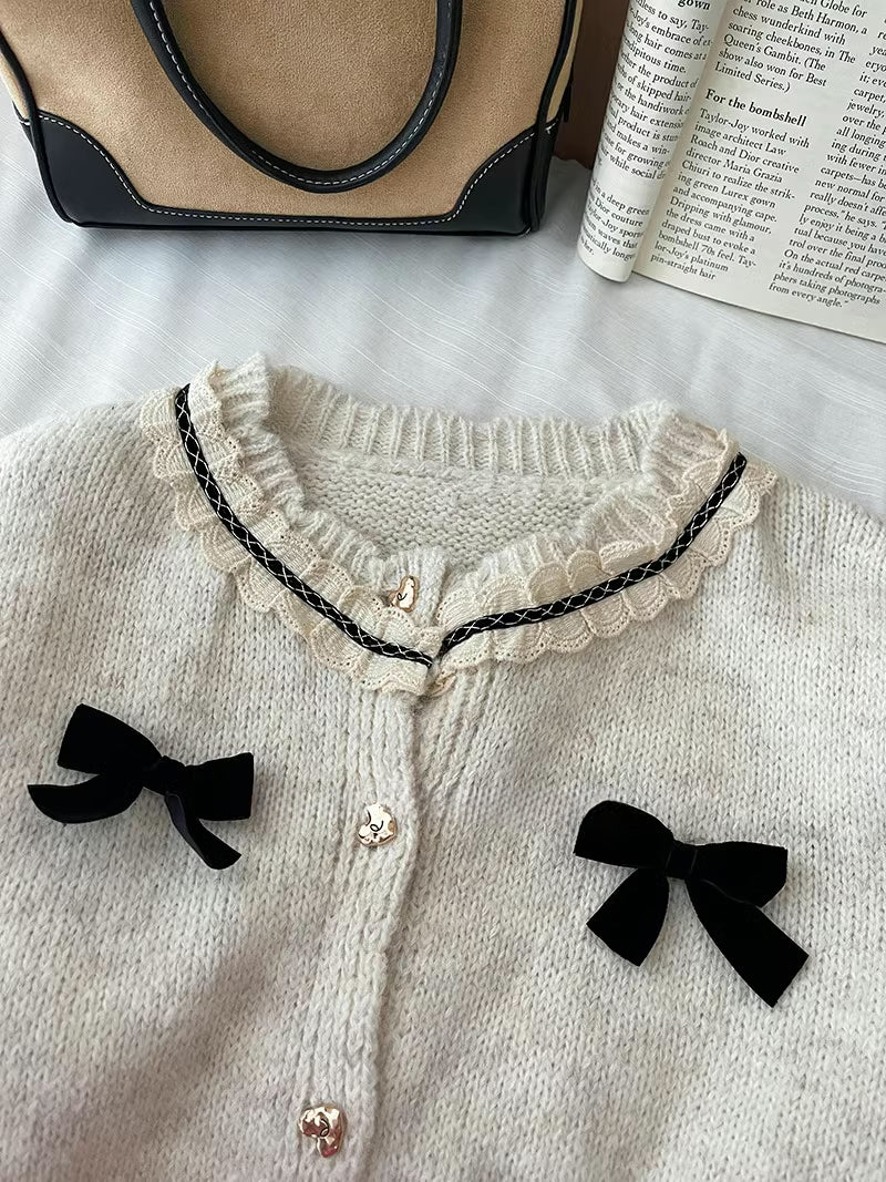 Sweet Hearts & Bows Cardigan (2 Colors)