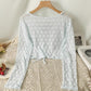 Sheer Floral Lace Double Tie Cardigan (5 Colors)