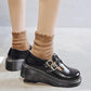 Double Buckle Mary Jane Brogues (2 Colors)