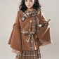 Trumpet Sleeve Short Coat & Skirt (2 Colors)