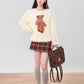 Fuzzy Bear Sweater (Cream)