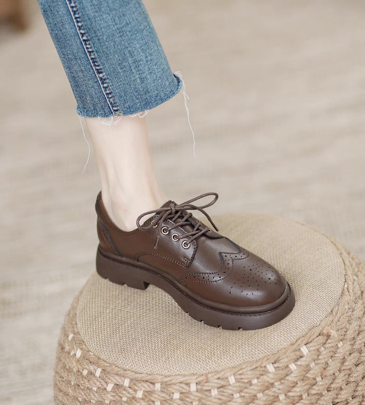 Chunky Oxford Shoes (2 Colors)