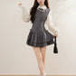 Prep Plaid Mini Dress & Blouse (2 Colors)