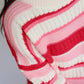 Strawberry Cheesecake Stripe Sweater (Pink/Cream)