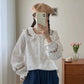 Forest Floor Embroidered Blouse (2 Colors)