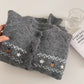 Floral Embroidered Round Neck Cardigan (3 Colors)