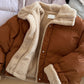 Sherpa Cropped Puffer Jacket (5 Colors)