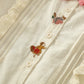 Strawberry Picnic Embroidered Blouse (2 Colors)