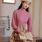 Strawberry Matcha Sweater & Midi Skirt Set (Pink/Green)