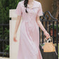 Wisteria Midi Shirt Dress (Lilac)