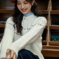 Floral Embroidered Round Neck Cardigan (3 Colors)