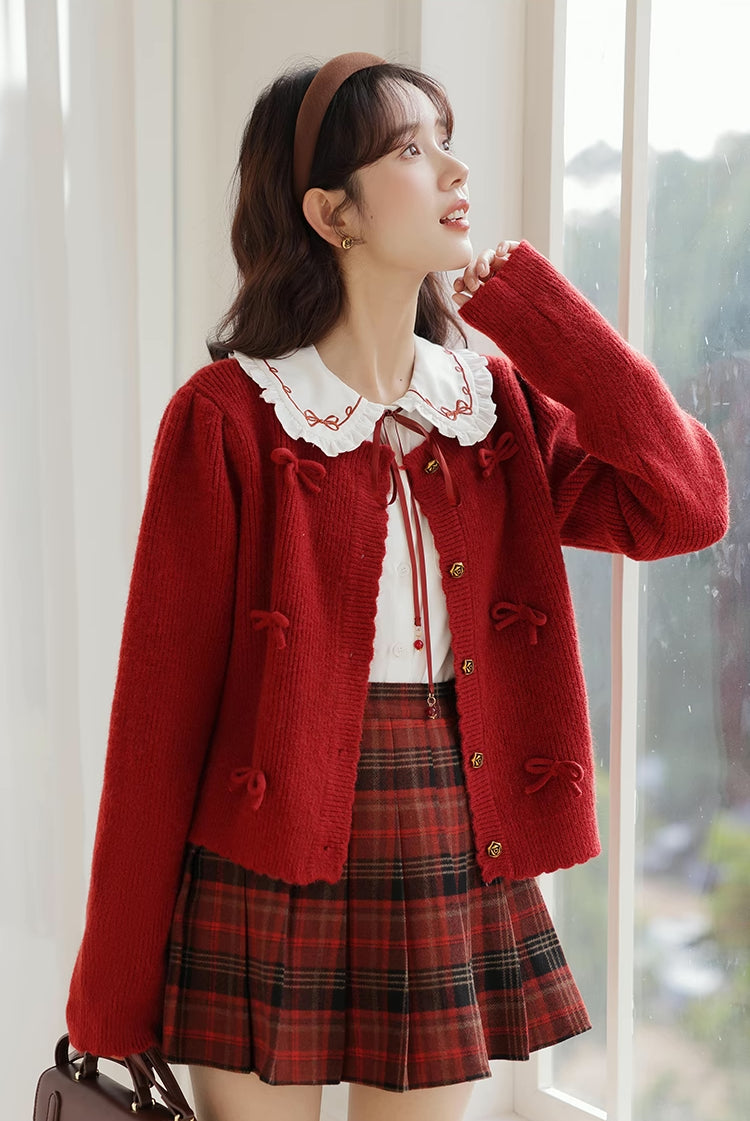 Bow-tiful Cardigan (4 Colors)