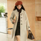 Basic Toggle Button Midi Coat (2 Colors)