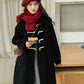 Basic Toggle Button Midi Coat (2 Colors)