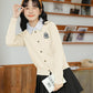 Varsity Faux Layered Cardigan (3 Colors)