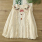 Strawberry Picnic Embroidered Blouse (2 Colors)