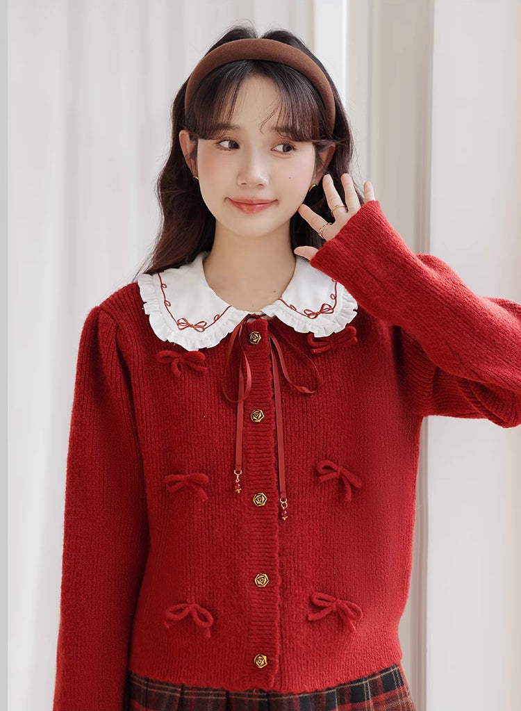 Bow-tiful Cardigan (4 Colors)